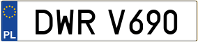 Truck License Plate